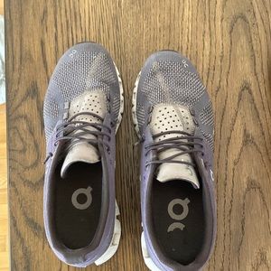 On shoes. Size 7.5. Great condition